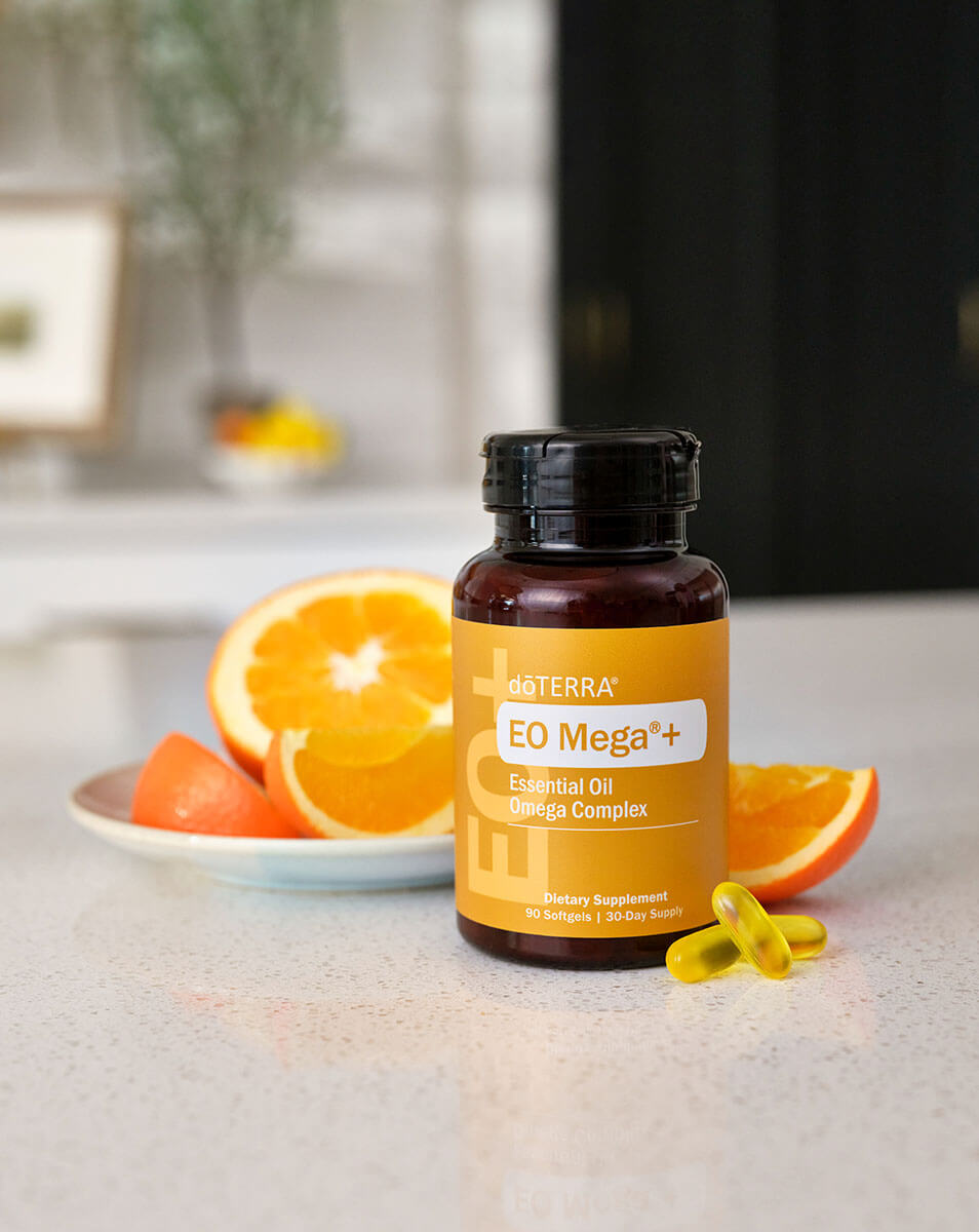 Gélules EO Mega+ complément alimentaire dōTERRA, 90 gélules souples