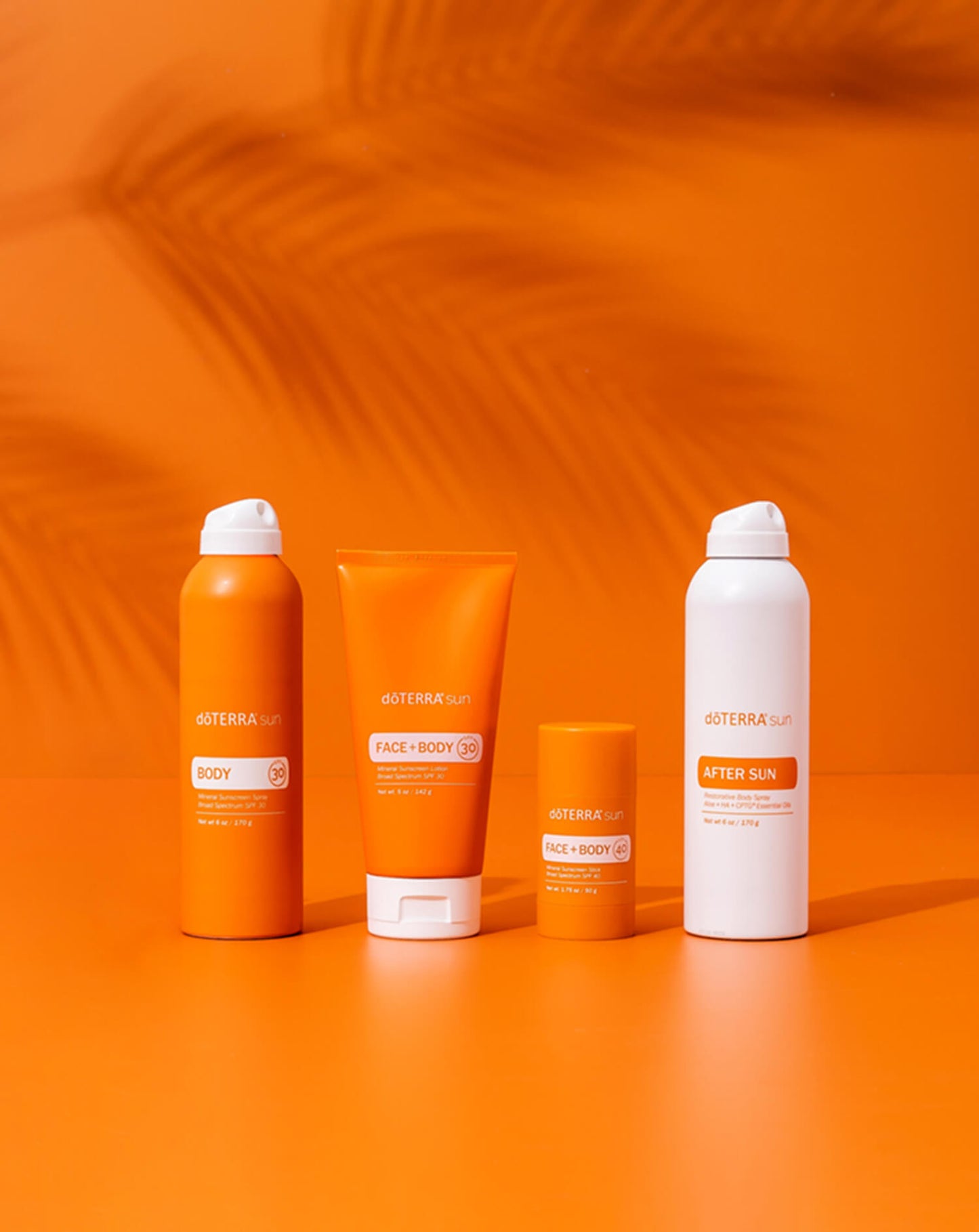 kit solaire minéral pour le visage et le corps Sun dōTERRA