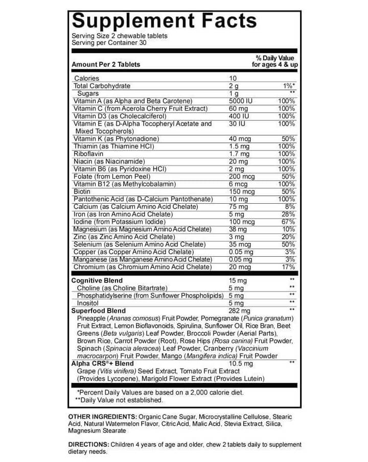 a2z Chewable dōTERRA | 60 tablets
