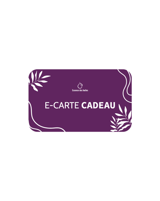 E-carte cadeau