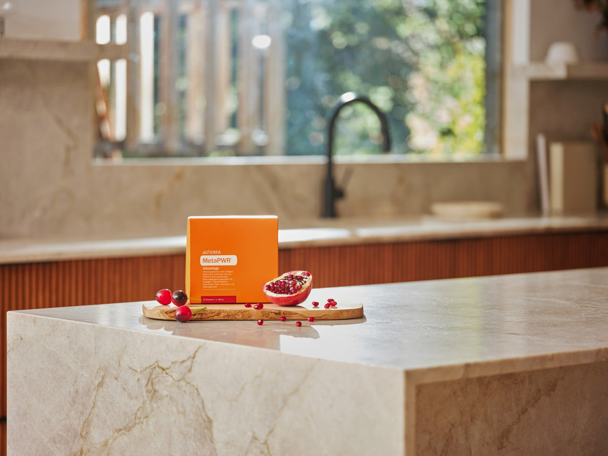 MetaPWR Advantage Granatapfel-Kirsche Nahrungsergänzungsmittel dōTERRA | 30 Beutel