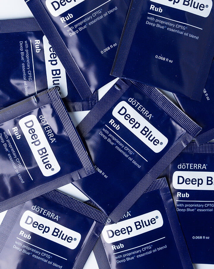 Échantillons Deep Blue Rub dōTERRA | 10 sachets de 2 ml