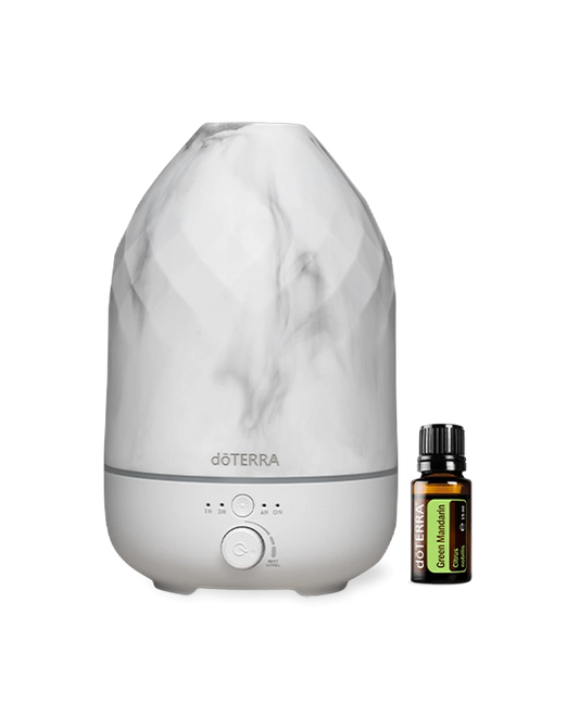 Volo marble diffuser and dōTERRA Green Mandarin essential oil