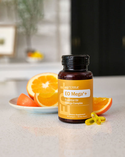 Gélules EO Mega+ complément alimentaire dōTERRA, 90 gélules souples