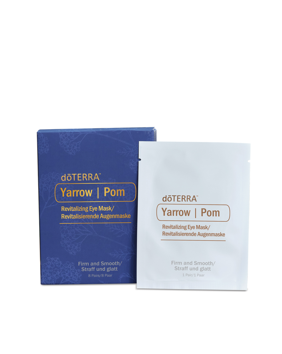 Masque revitalisant pour les yeux Yarrow|Pom dōTERRA, 8 paires
