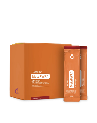 MetaPWR Advantage saveur grenade-cerise complément alimentaire dōTERRA, 30 sachets