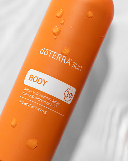 Spray solaire minéral SPF 30 pour le corps Sun dōTERRA, 170 g