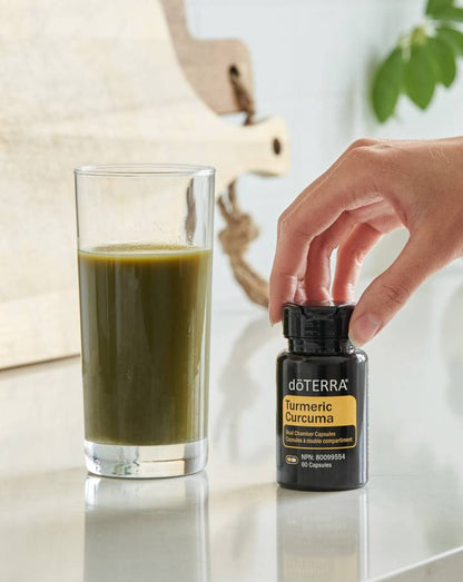 Curcuma (Turmeric) gélules à double dōTERRA, 60 capsules