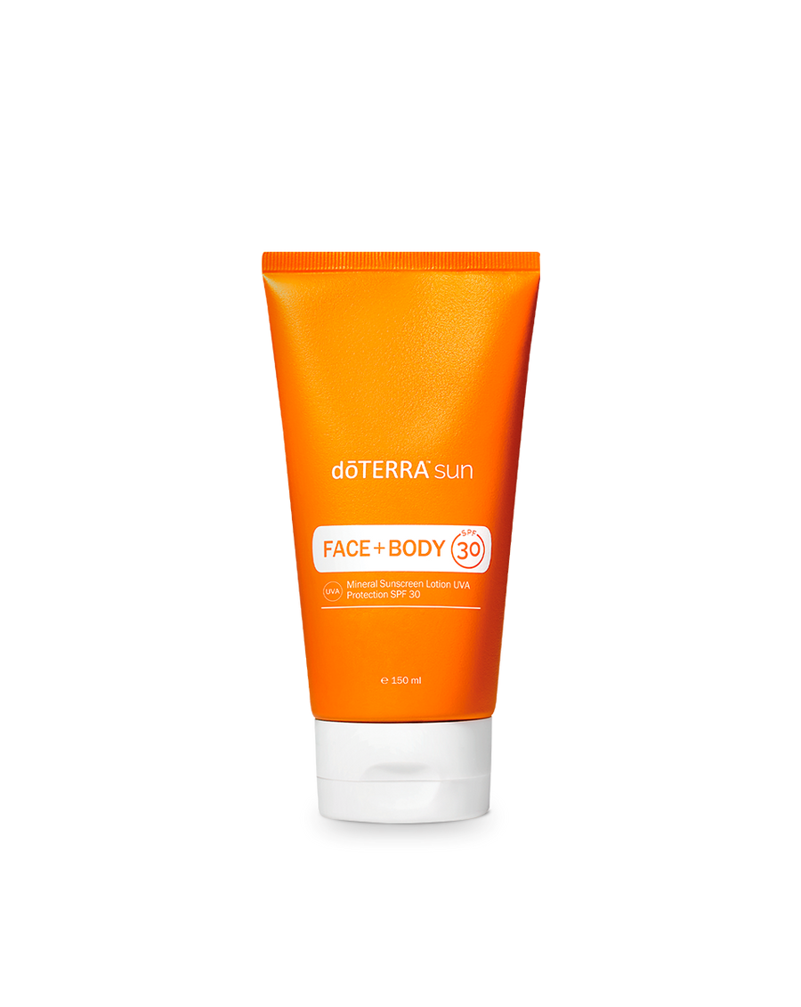 Crème solaire minérale SPF 30 pour le visage et le corps Sun dōTERRA, 150 ml