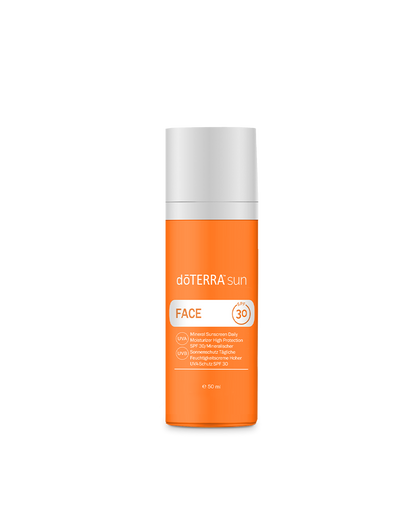 Crème solaire minérale hydratante SPF 30 pour le visage Sun dōTERRA, 50 ml