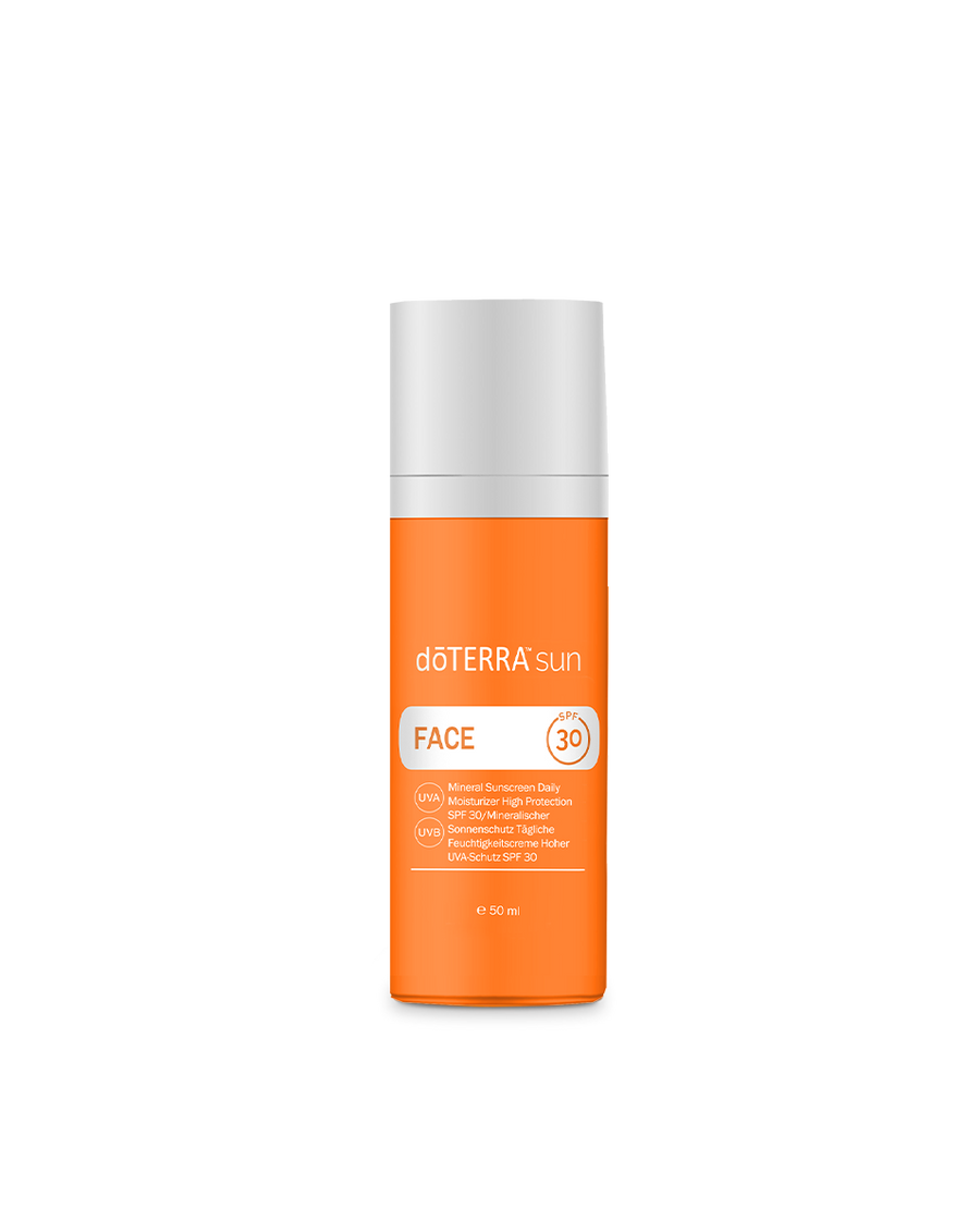 Crème solaire minérale hydratante SPF 30 pour le visage Sun dōTERRA, 50 ml