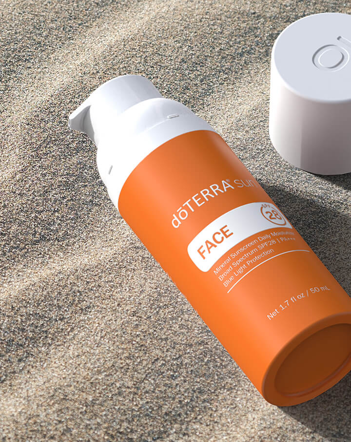 Crème solaire minérale hydratante SPF 30 pour le visage Sun dōTERRA | 50 ml