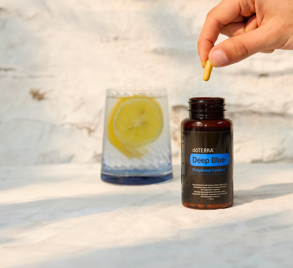 Deep Blue Polyphenol-Komplex Nahrungsergänzungsmittel dōTERRA | 60 pflanzliche Kapseln