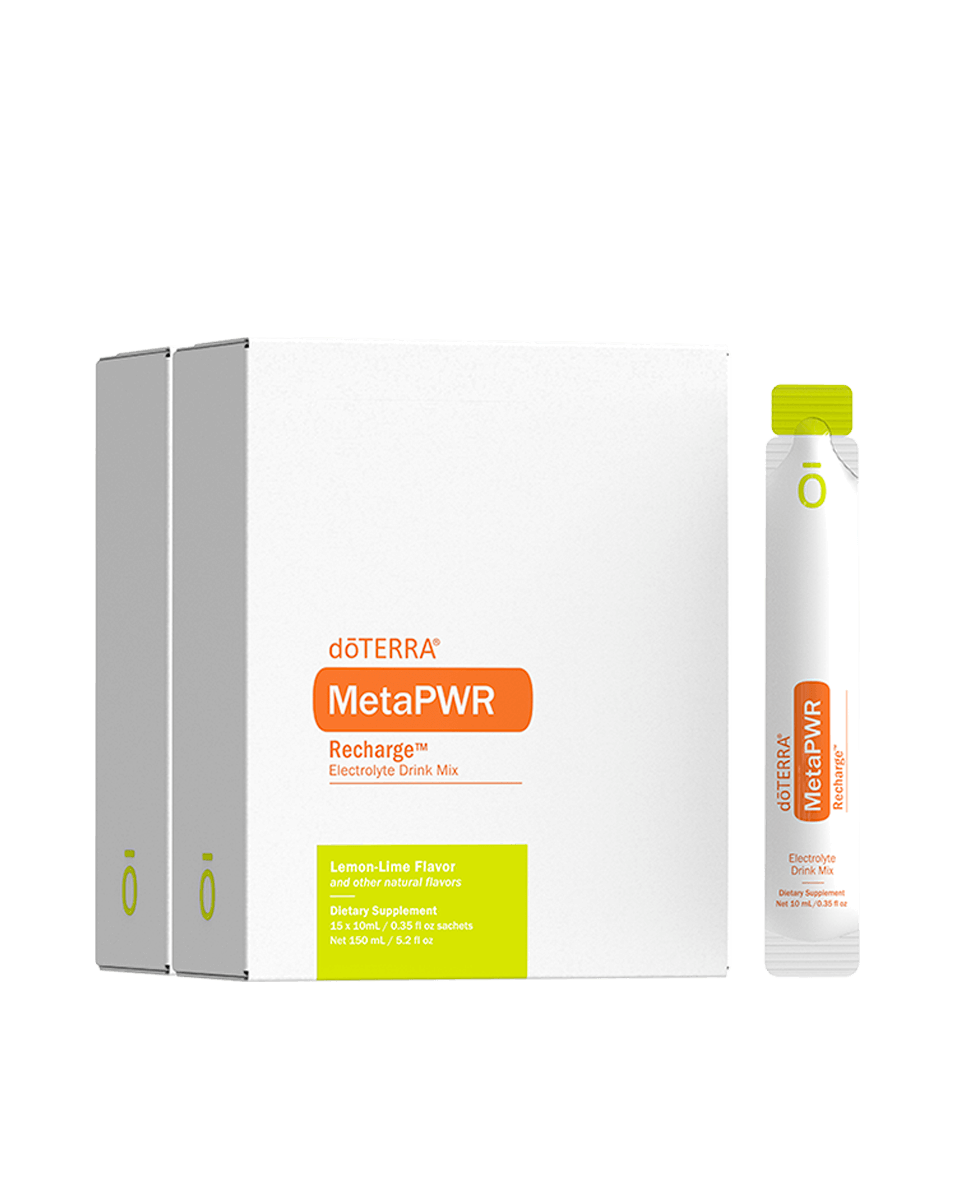 MetaPWR Recharge saveur citron - citron vert complément alimentaire dōTERRA | 30 sachets