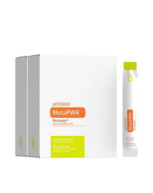 MetaPWR Recharge saveur citron - citron vert complément alimentaire dōTERRA | 30 sachets