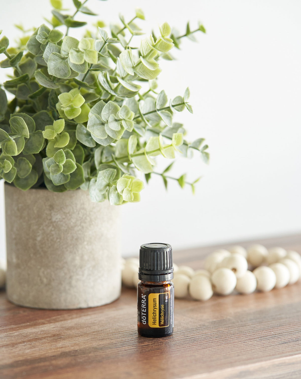 Flacon d'Hélichryse dōTERRA de 5 ml, huile essentielle aux fleurs d'immortelle