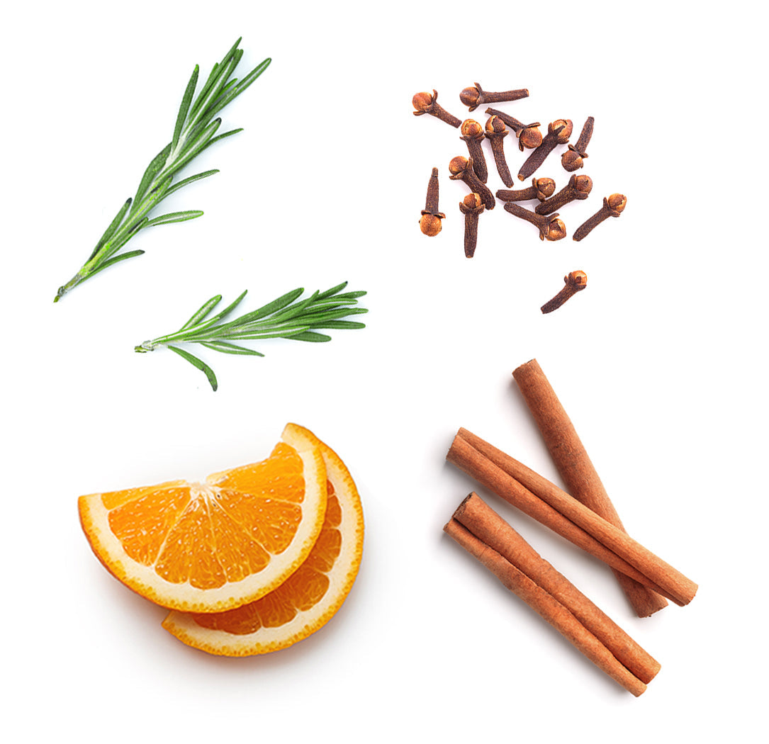 Orange sauvage, clou de girofle, poivre noir, mélisse et cannelle de Chine, les ingrédients mis en avant des gélules On Guard+ dōTERRA