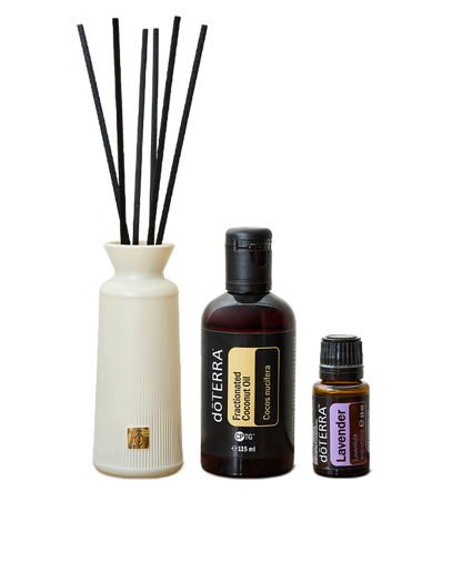 Lavendel (15 ml) und Duftstäbchen-Diffuser-Set dōTERRA