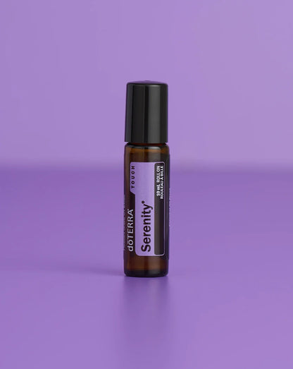 Serenity Touch dōTERRA, deuxième vue du flacon à bille de 10 ml