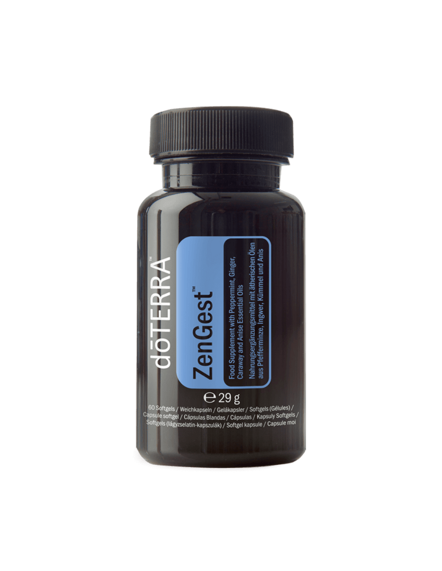 ZenGest gélules mélange digestif dōTERRA, 60 gélules souples