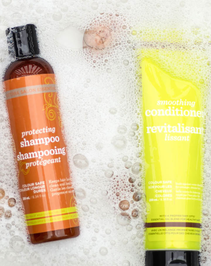 Schützendes Shampoo und glättende Pflegespülung Salon Essentials dōTERRA