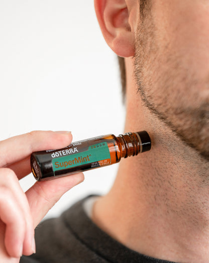 SuperMint Touch mélange en applicateur à bille dōTERRA, 10 ml