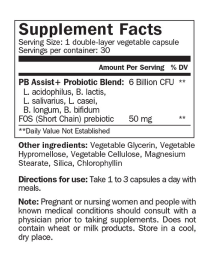 PB Assist+ complément alimentaire dōTERRA, 30 capsules