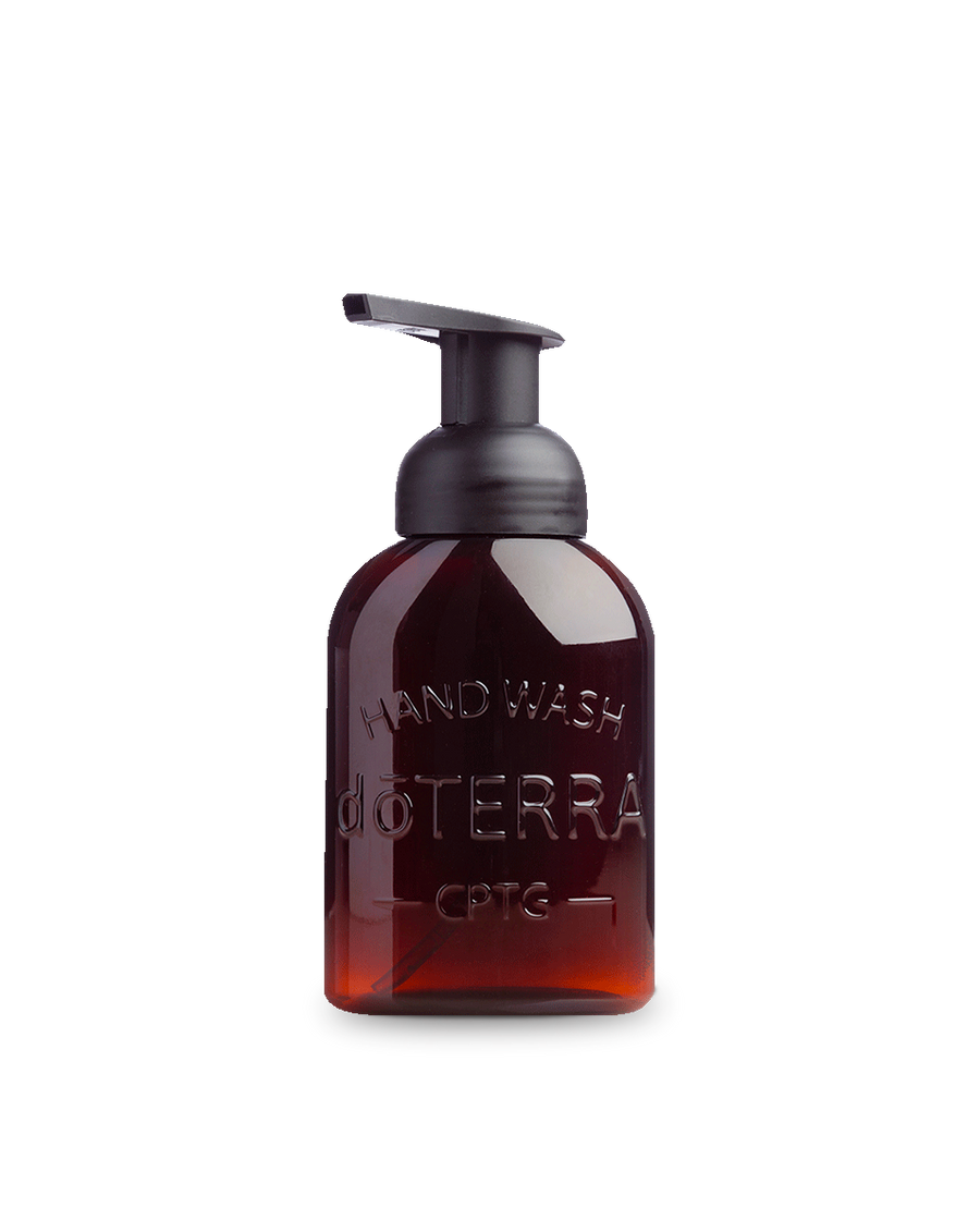 Distributeur ambré de savon liquide On Guard dōTERRA, 235 ml