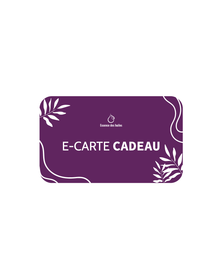 E-carte cadeau Essence des Huiles dōTERRA
